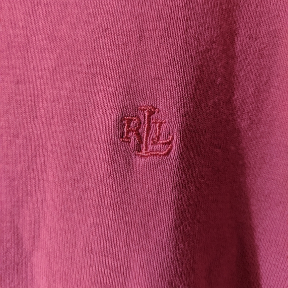 Lauren Ralph Lauren size Large pink shirt - Picture 3 of 5